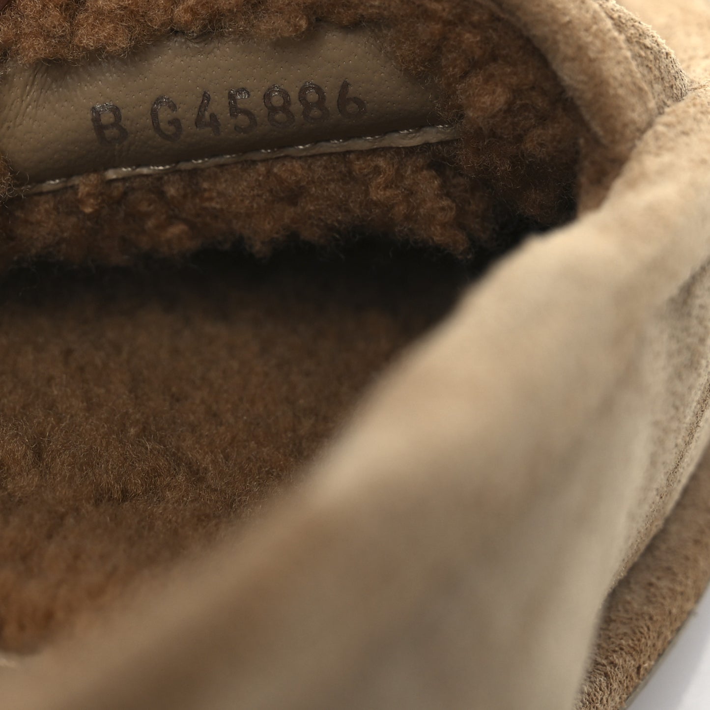 Suede Calfskin CC Loafers 38 Dark Beige