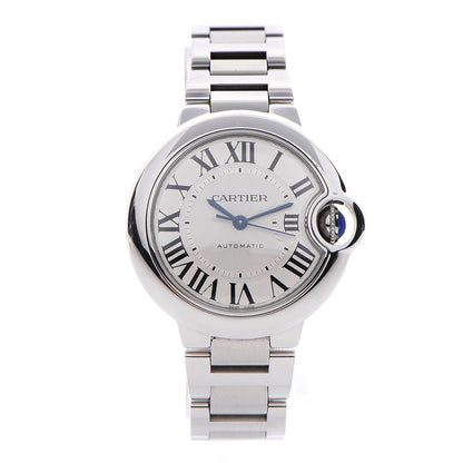 Cartier Stainless Steel 33mm Ballon Bleu De Automatic Watch 1 of 11