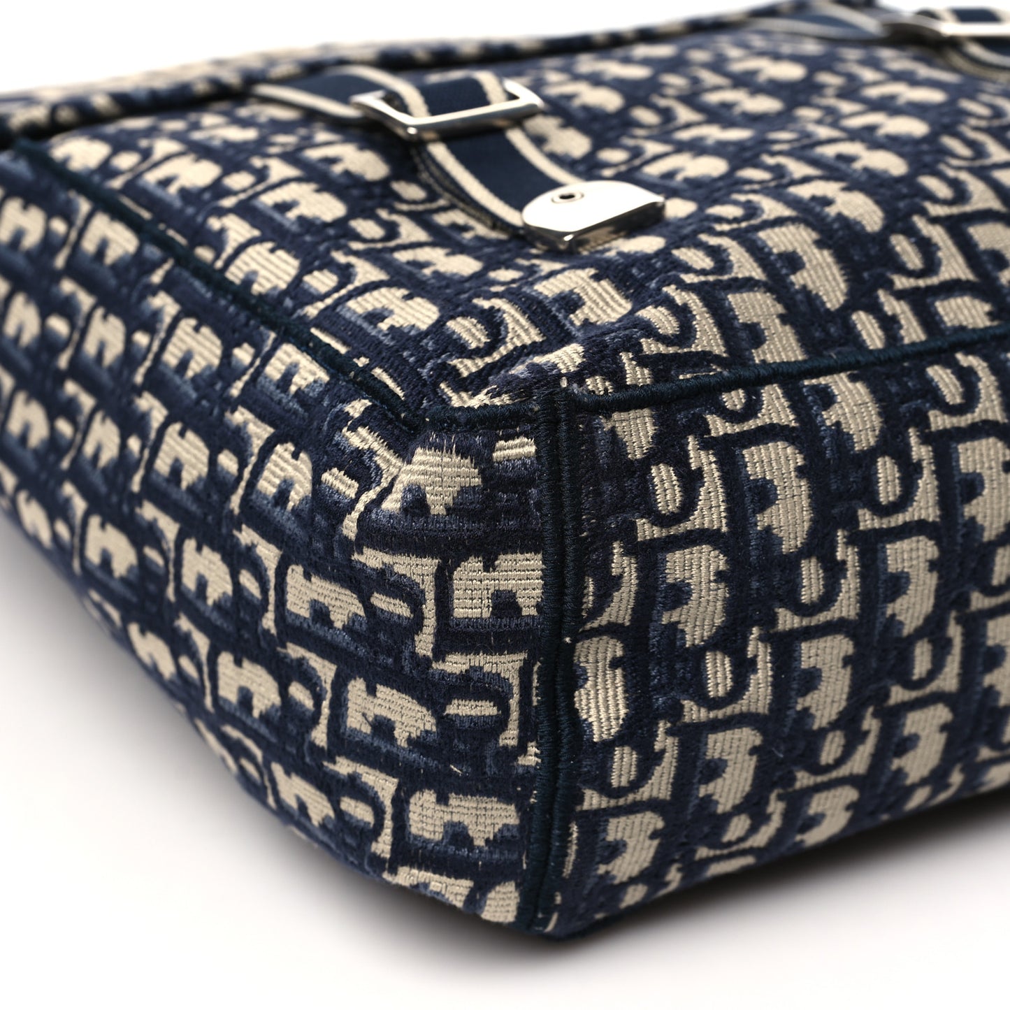 Oblique Backpack Blue White Blue White