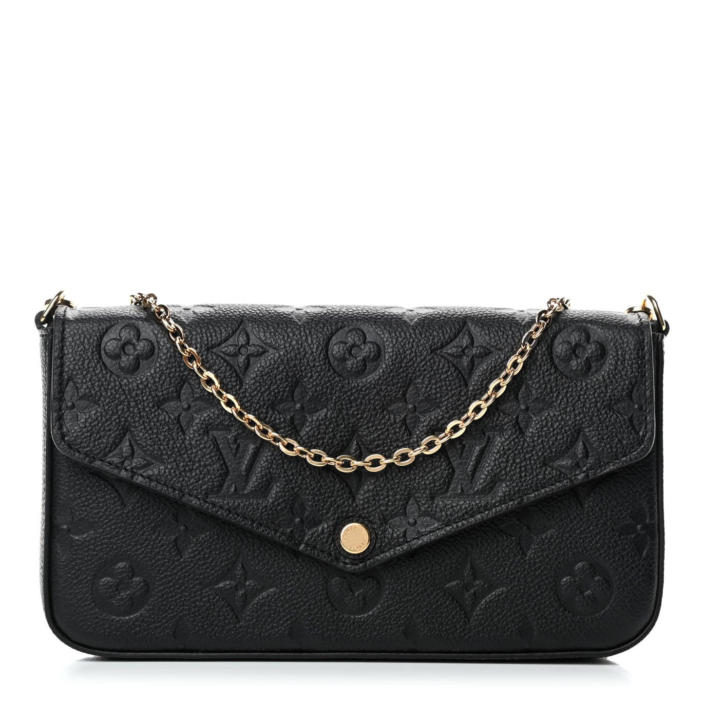 Empreinte Pochette Felicie Chain Wallet Black