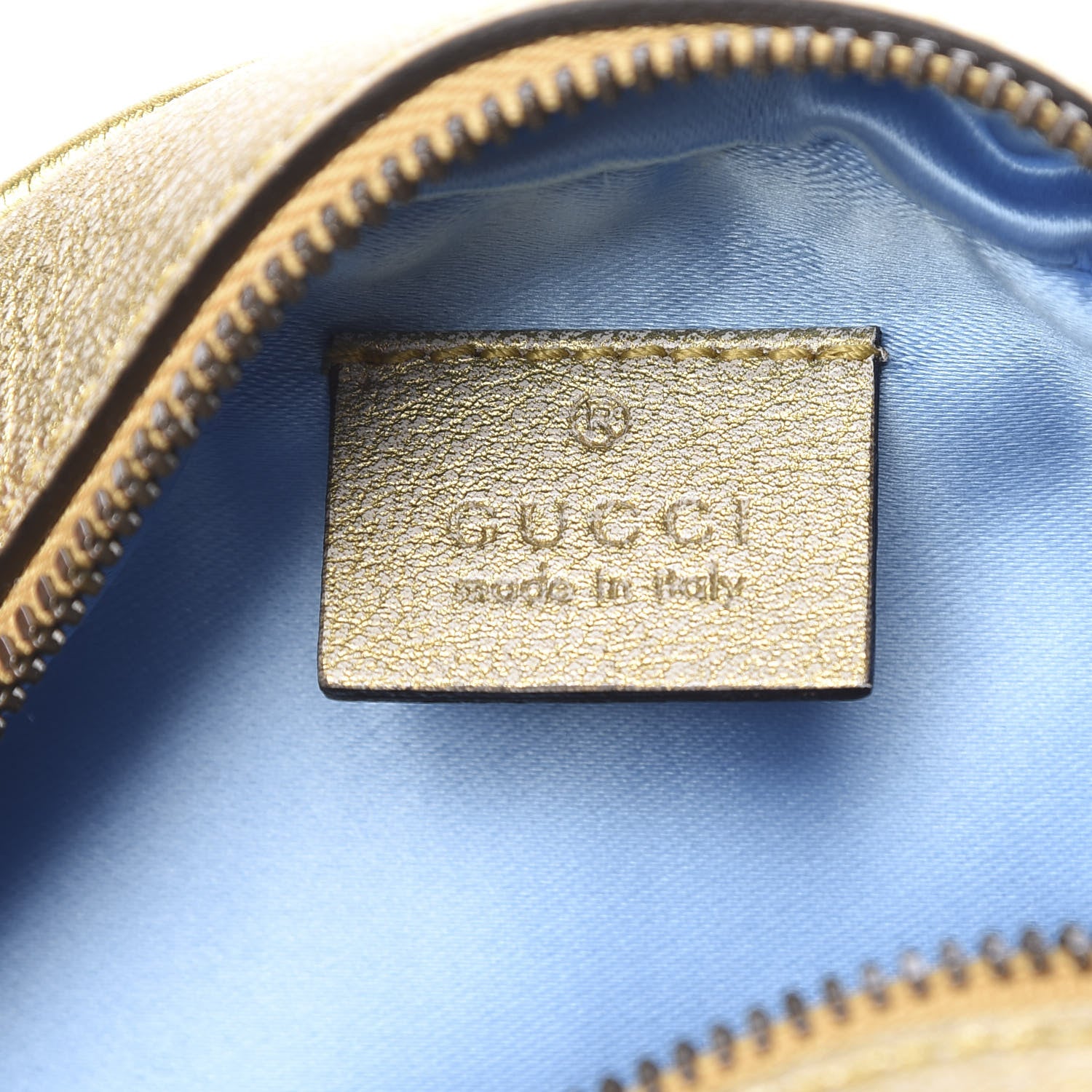 Gucci Metallic Nappa Matelasse Heart Mini GG Marmont Round Shoulder Bag Oro Vecchio Rosa 5 of 9