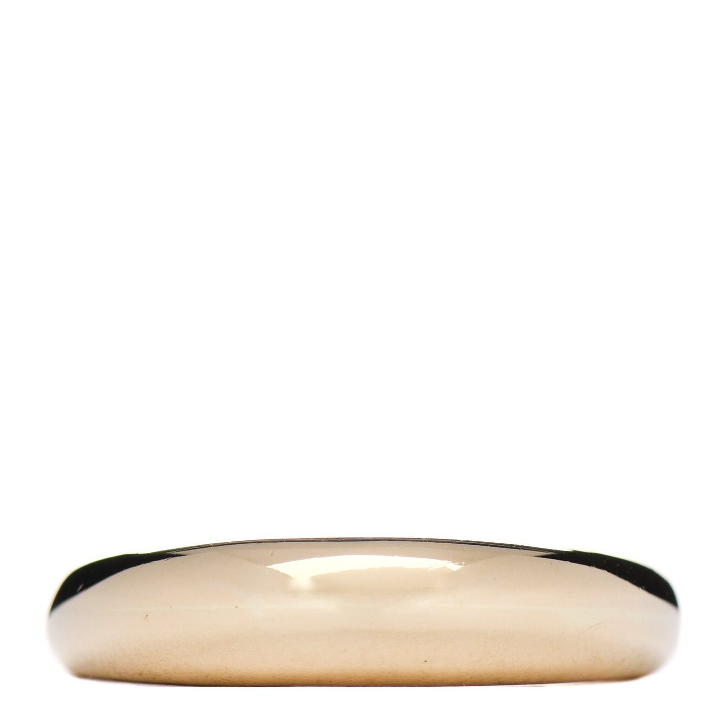 18K Yellow Gold Pure Form Single Stack Ring 54 6.75