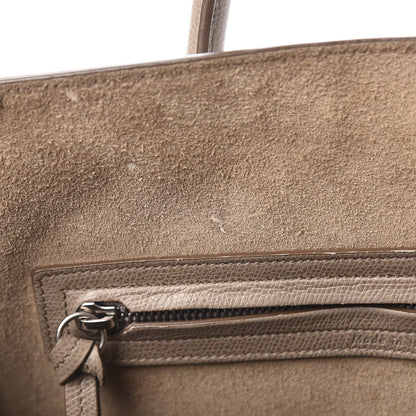Celine Baby Grained Calfskin Medium Phantom Luggage Taupe 13 of 15