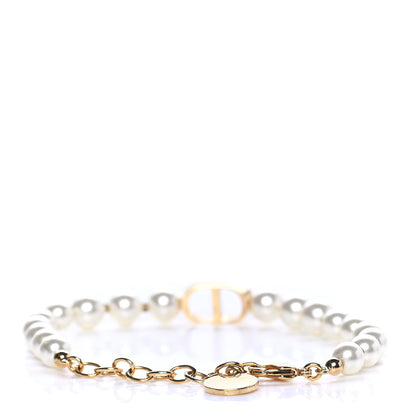 Christian Dior Metal Pearl 30 Montaigne Bracelet Gold 2 of 3