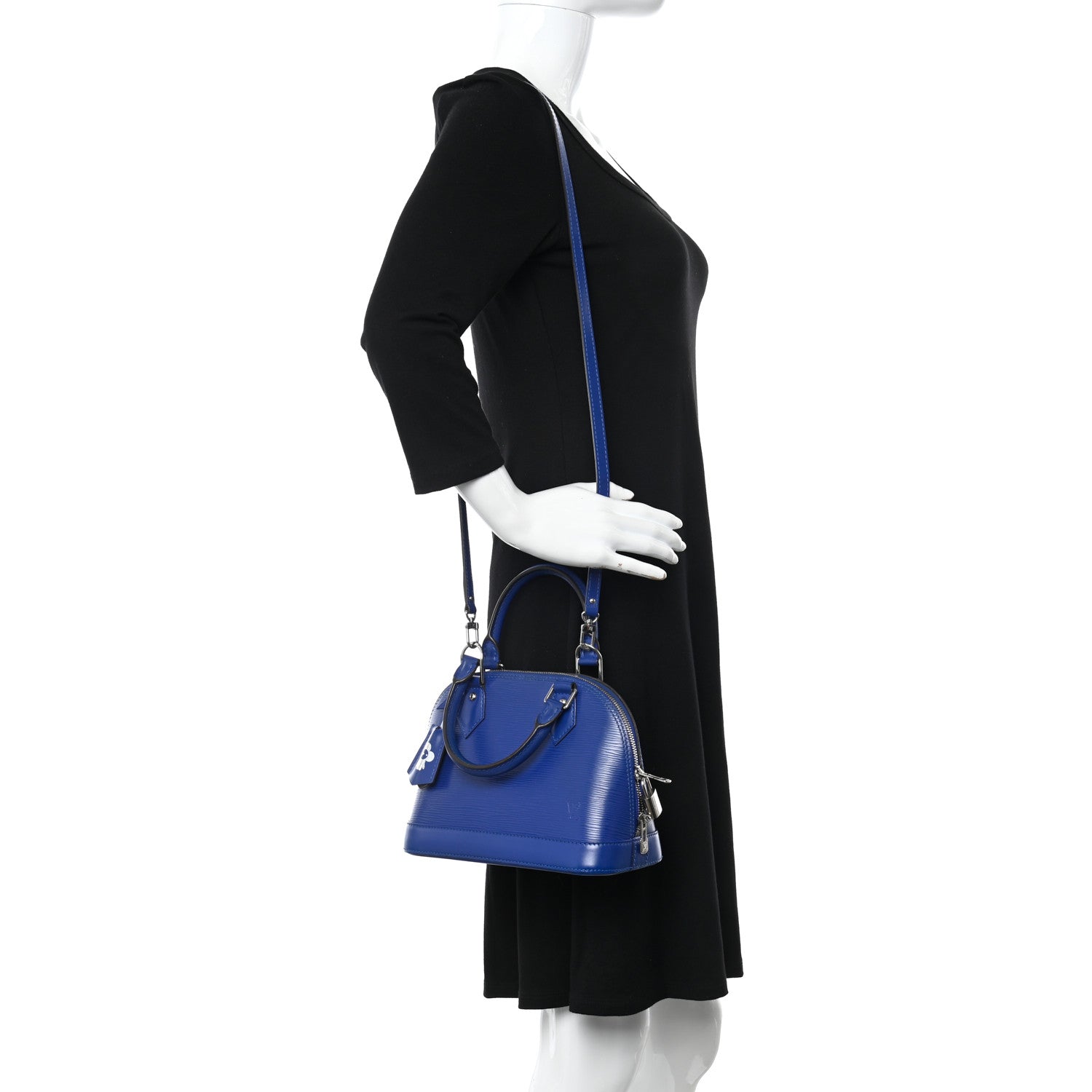 Louis Vuitton Epi Alma BB Indigo 2 of 12