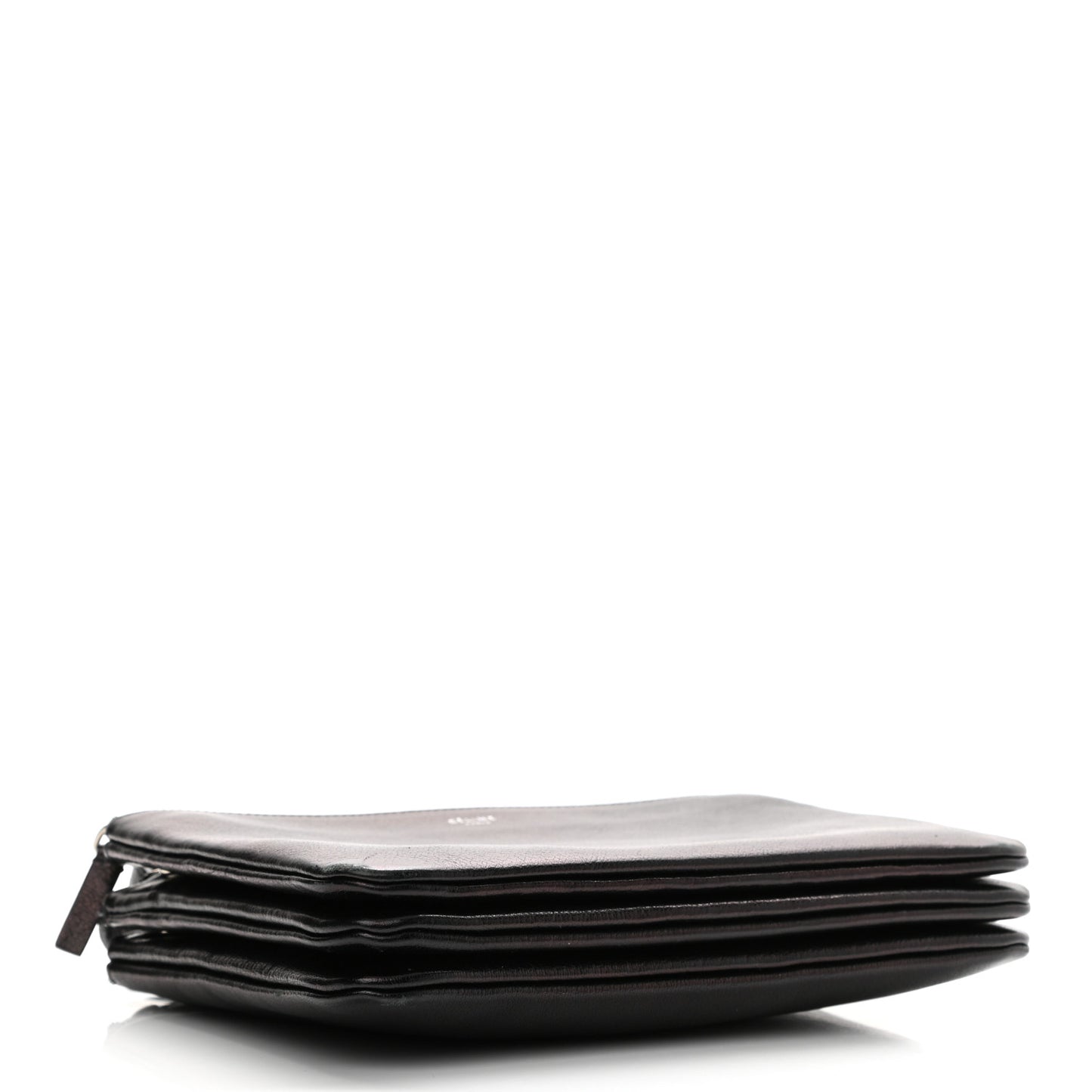 Lambskin Small Trio Crossbody Bag Black