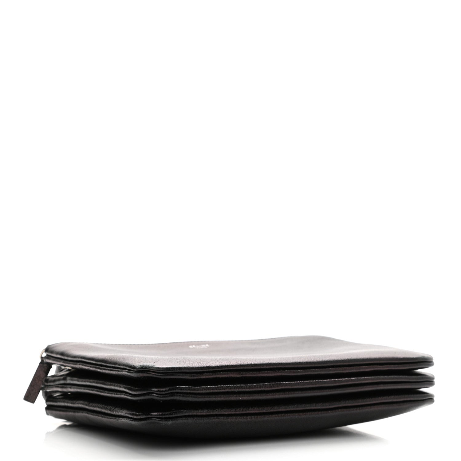 Celine Lambskin Small Trio Crossbody Bag Black 4 of 11