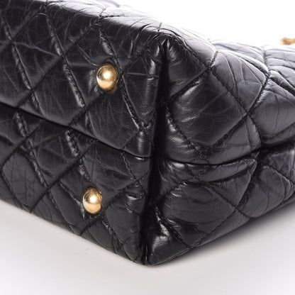 Chanel Aged Calfskin Reissue 2.55 Tote Black 9 of 9