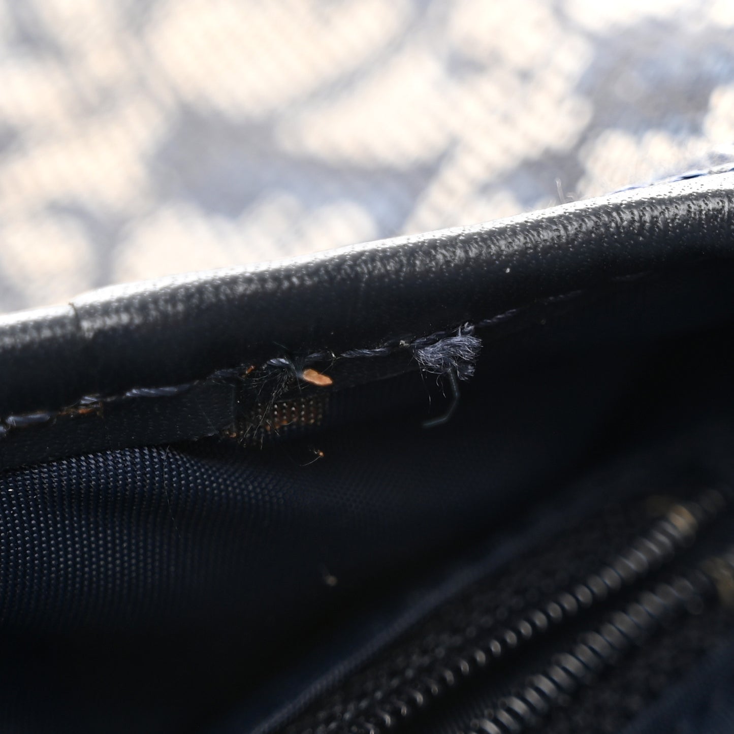 Monogram Saddle Bag Blue