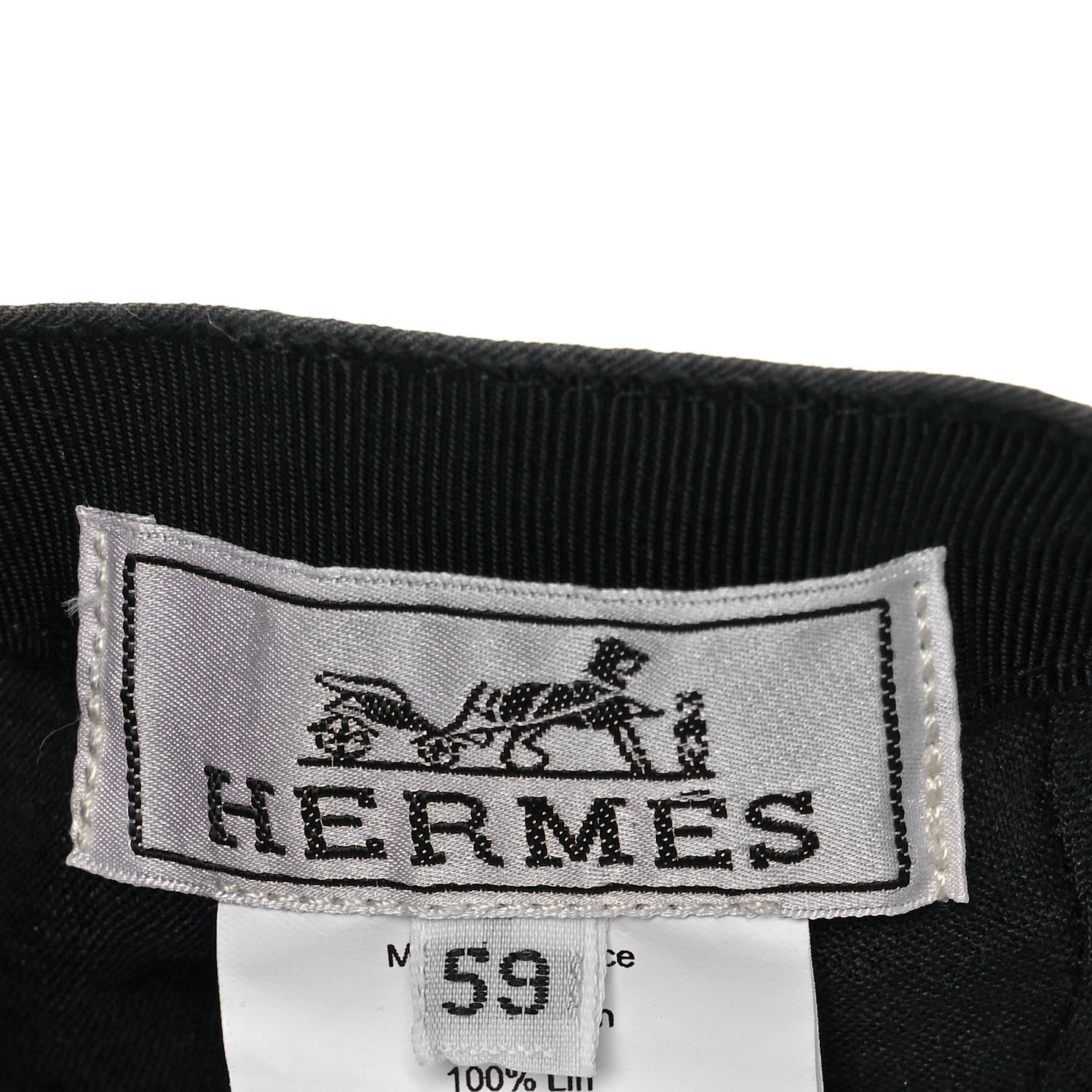 Hermes Cotton Cap 59 Grey 5 of 6
