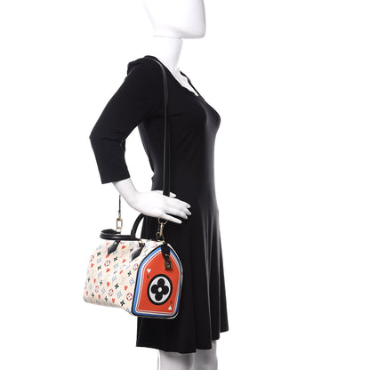 Louis Vuitton Game On Speedy Bandouliere 25 White 2 of 10