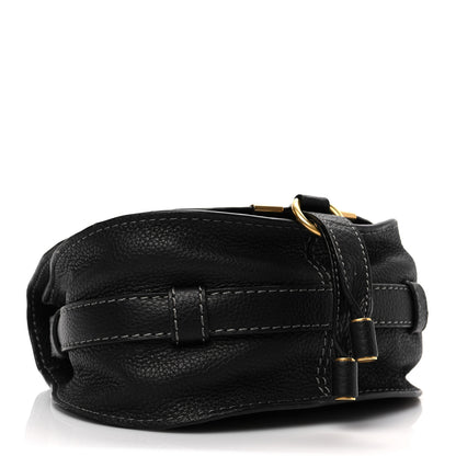 Chloe Calfskin Mini Marcie Round Crossbody Bag Black 4 of 8