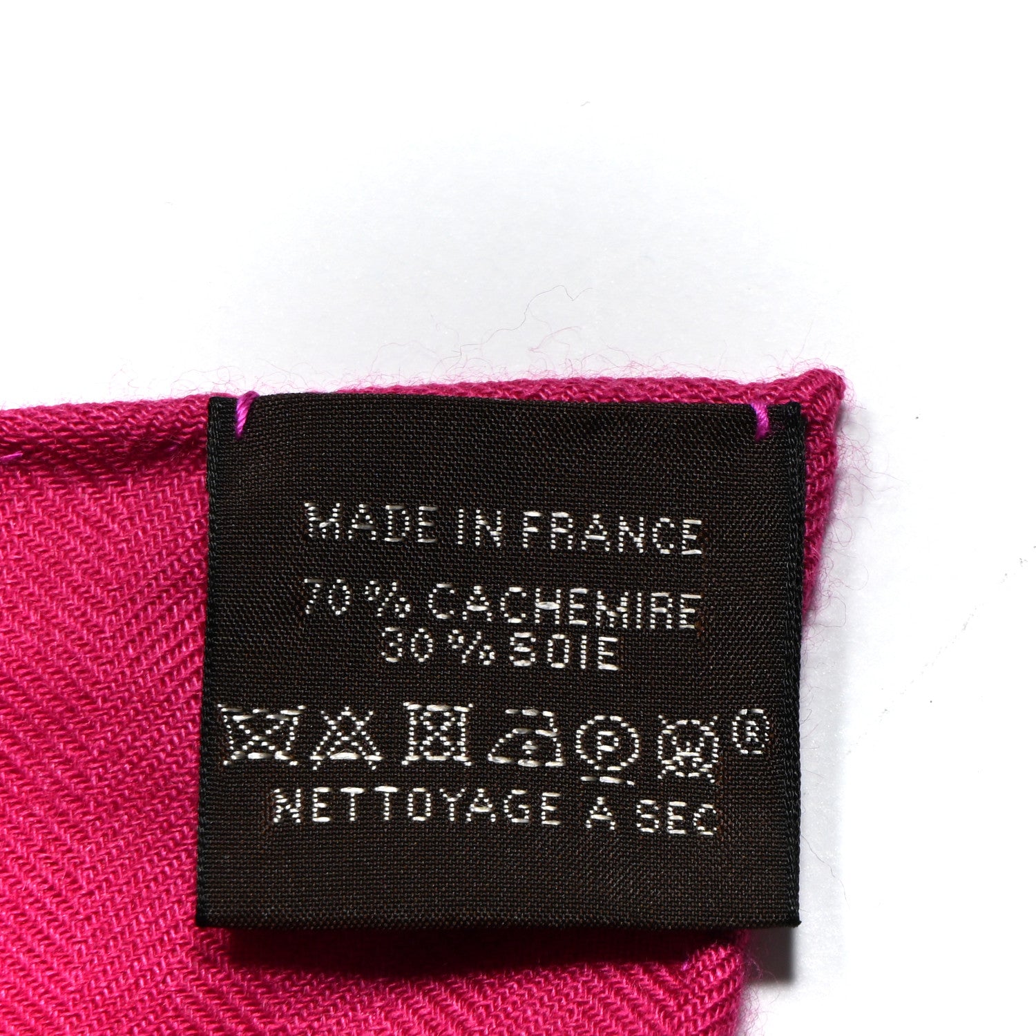 Hermes Cashmere Silk Eperon D'Or Shawl 140 Fuchsia Rouge Grenat 3 of 7