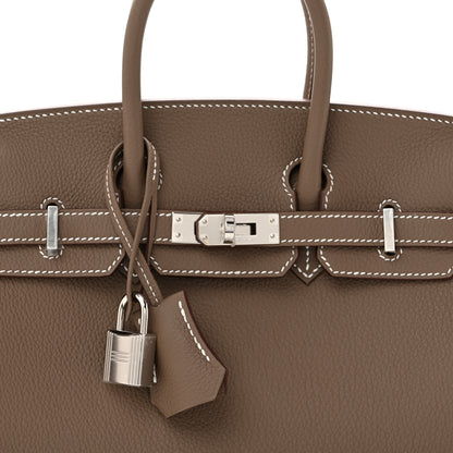 Hermes Togo Birkin 25 Etoupe 7 of 10