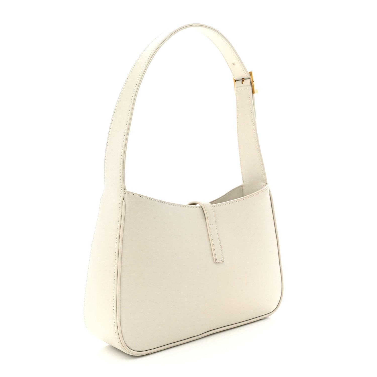 Saint Laurent Smooth Calfskin Le 5 A 7 Hobo Crema Soft 3 of 13