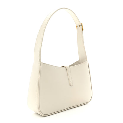 Saint Laurent Smooth Calfskin Le 5 A 7 Hobo Crema Soft 3 of 13