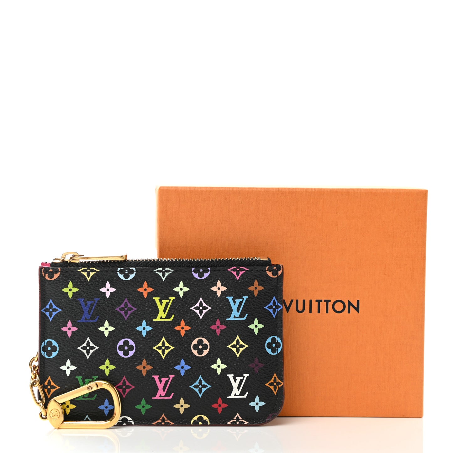 Monogram Multicolor Key Pouch Black Grenade