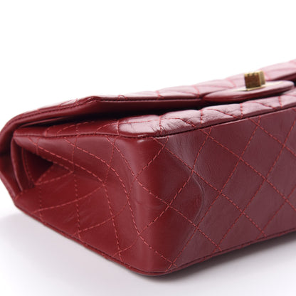 Chanel Aged Calfskin Quilted 2.55 Reissue 225 Flap Red 7 of 11
