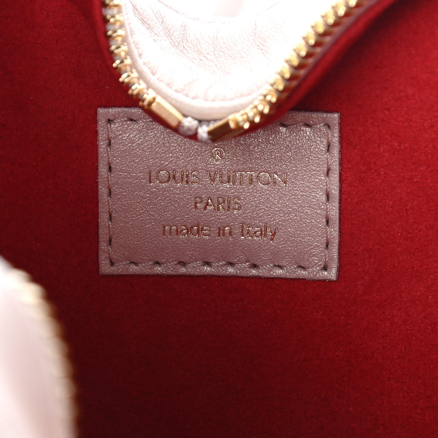 Lambskin Embossed Monogram Fall In Love Sac Coeur Light Pink