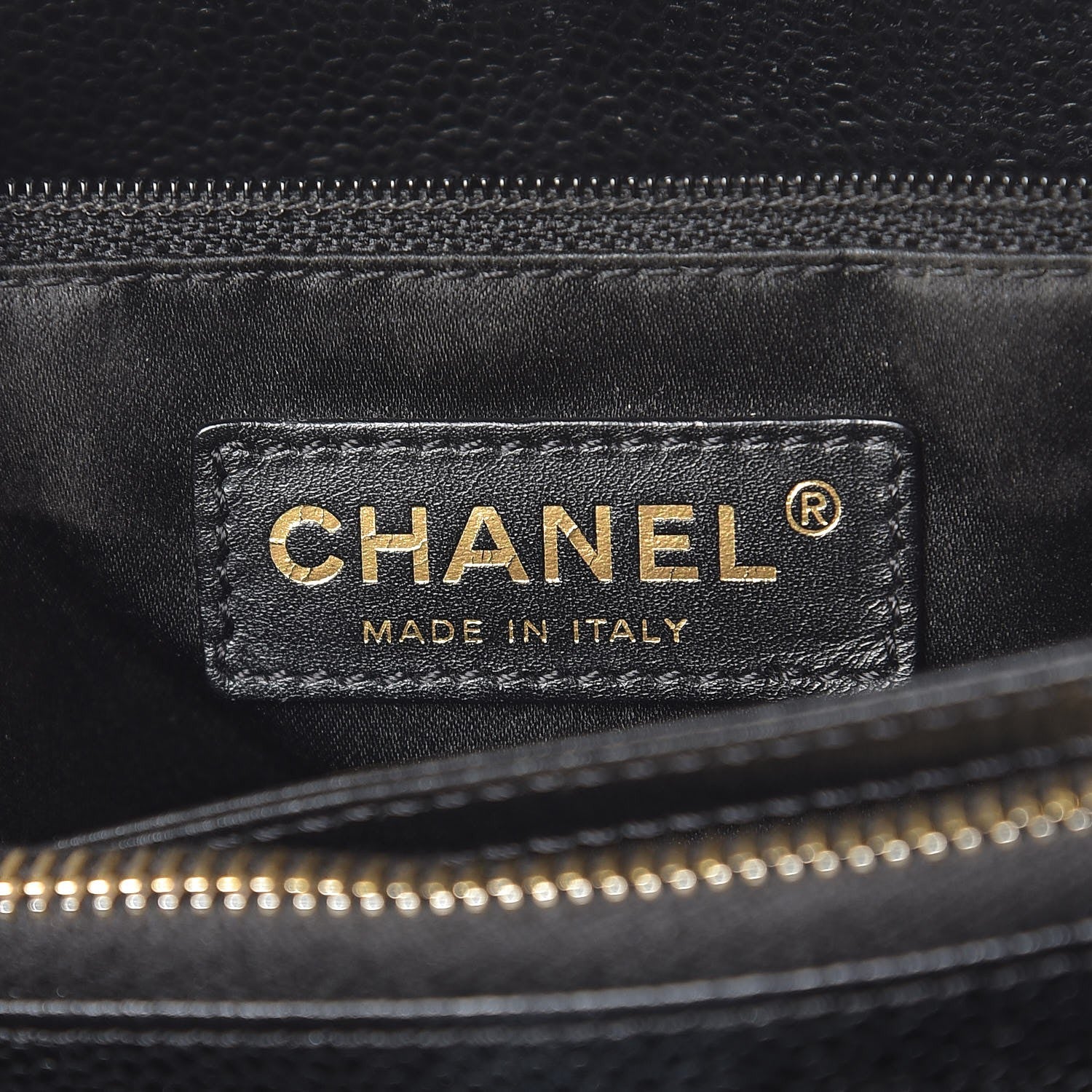 Chanel Caviar Quilted Grand Shopping Tote GST Black 6 of 15