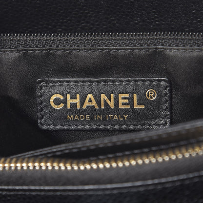 Chanel Caviar Quilted Grand Shopping Tote GST Black 6 of 15