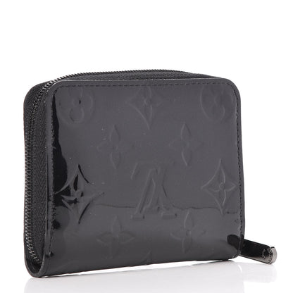 Louis Vuitton Vernis Zippy Coin Purse Wallet Noir Magnetique 3 of 7