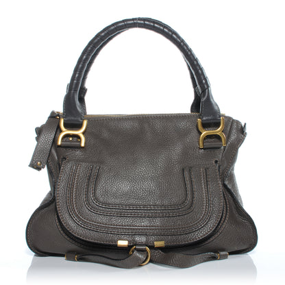 Chloe Calfskin Medium Marcie Satchel Ash 1 of 7
