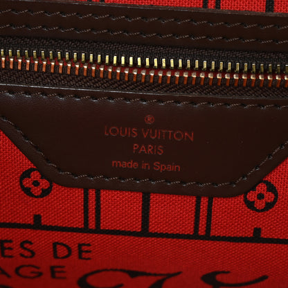 Louis Vuitton Damier Ebene Neverfull MM 6 of 9