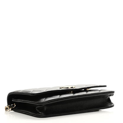 Chanel Caviar Quilted Wallet On Chain WOC Black 3 of 11