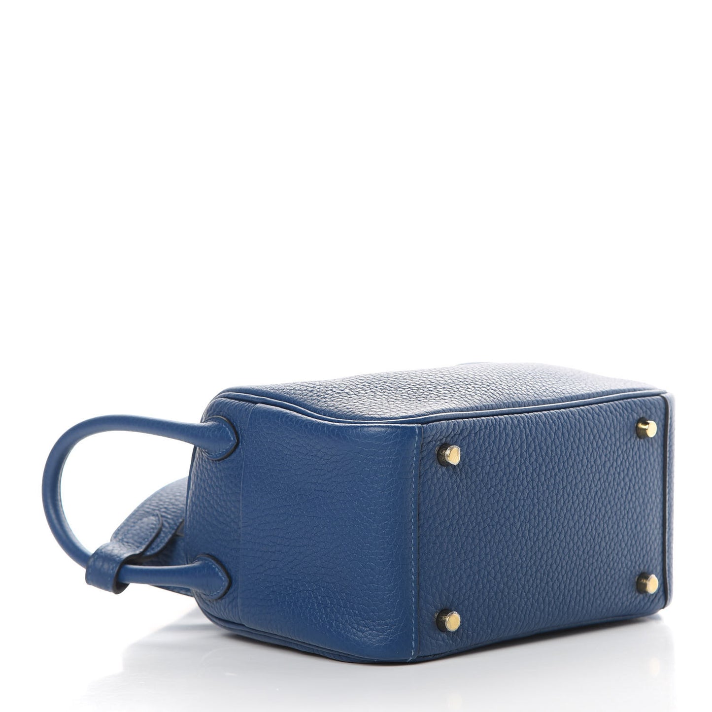 Taurillon Clemence Mini Lindy 20 Deep Bleu