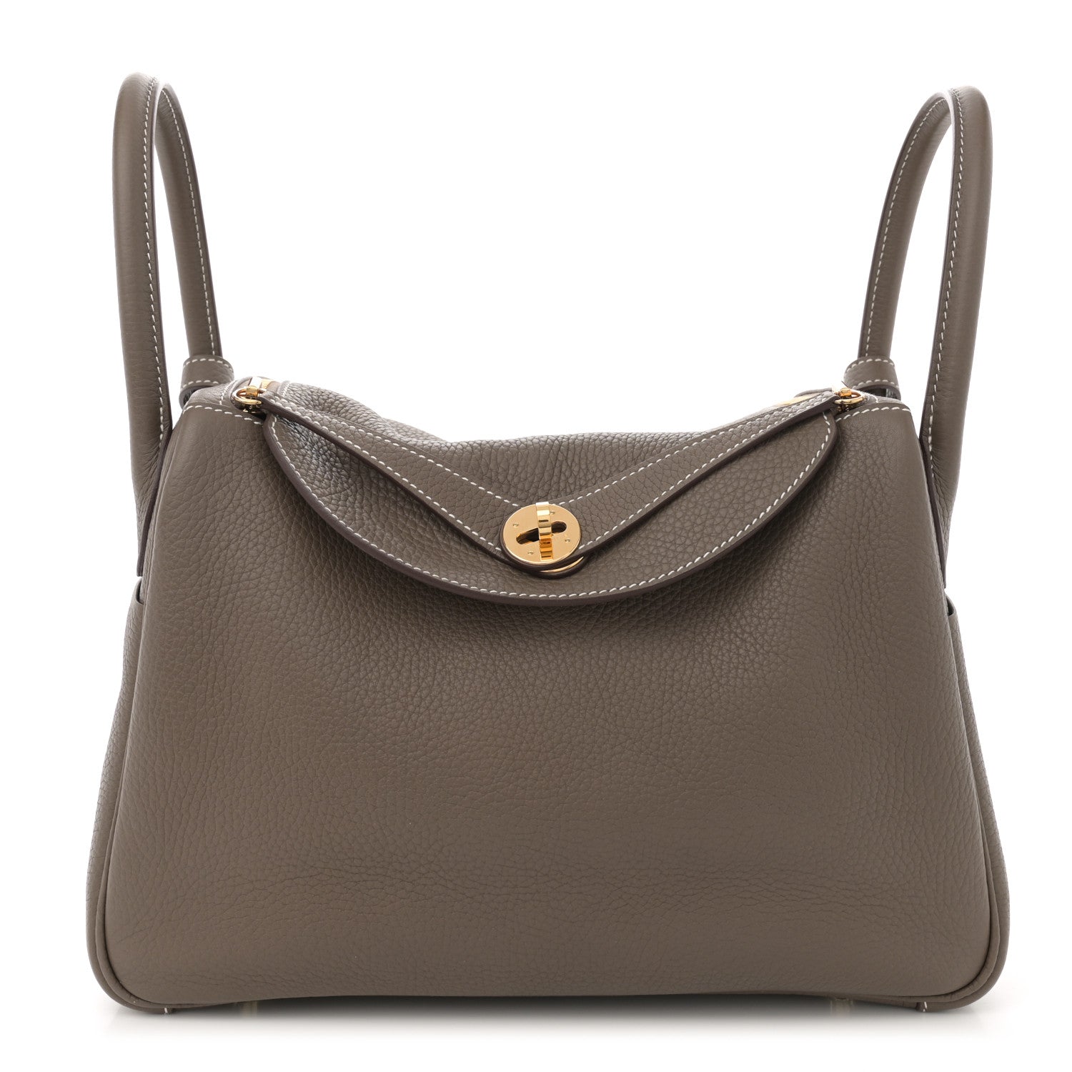 Hermes Taurillon Clemence Lindy 30 Etoupe 1 of 11