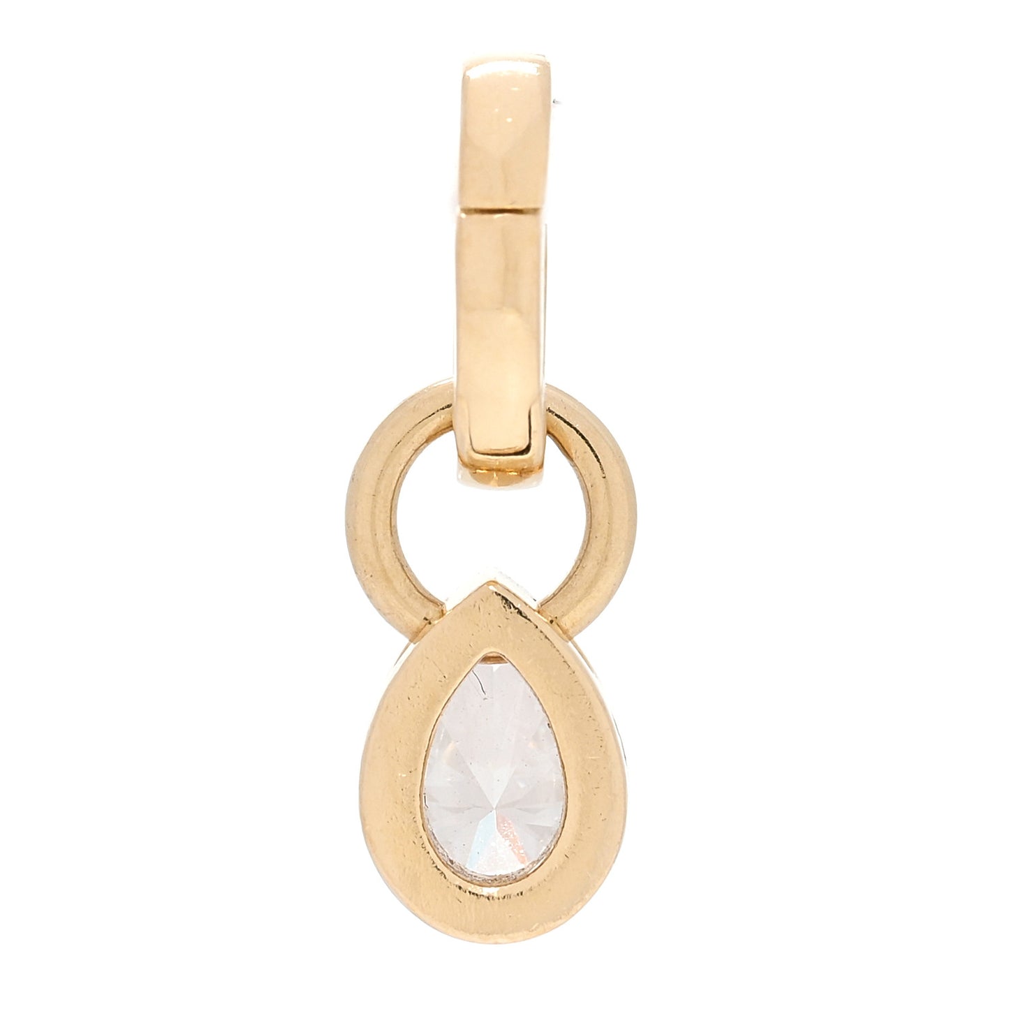 18K Yellow Gold Diamond .25ct Forever & Always a Pair Pendant