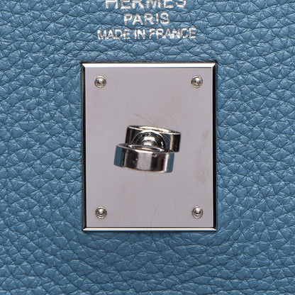 Hermes Togo Kelly Retourne 35 Blue Jean 25 of 41