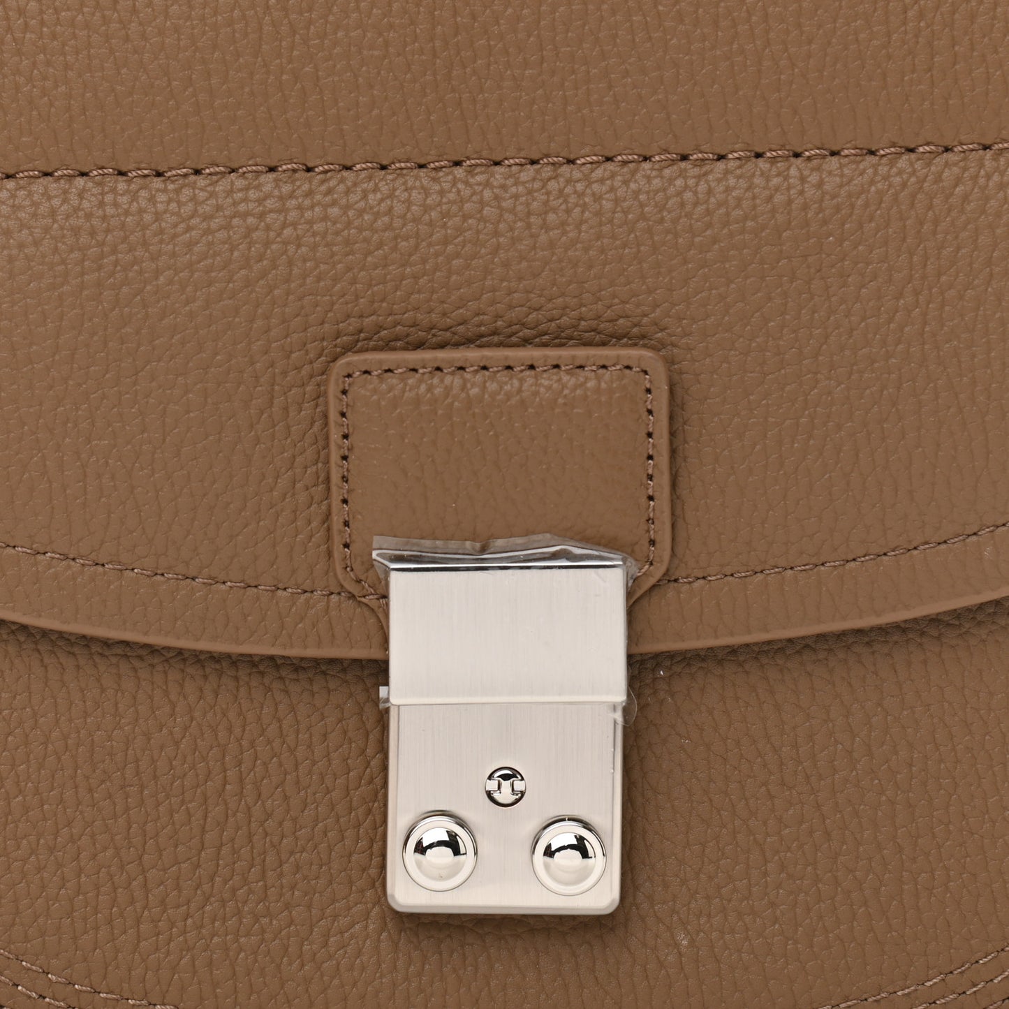 Calfskin Mini Pashli Saddle Belt Bag Brown