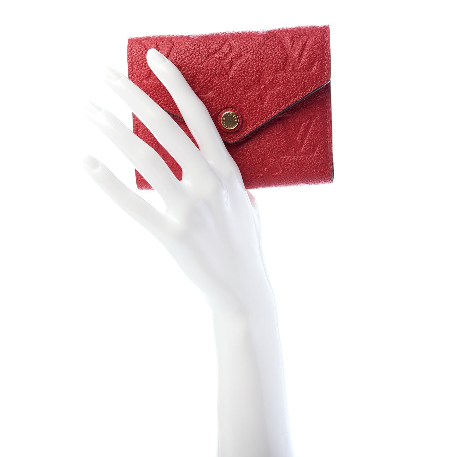 Louis Vuitton Empreinte Victorine Wallet Scarlet 2 of 6