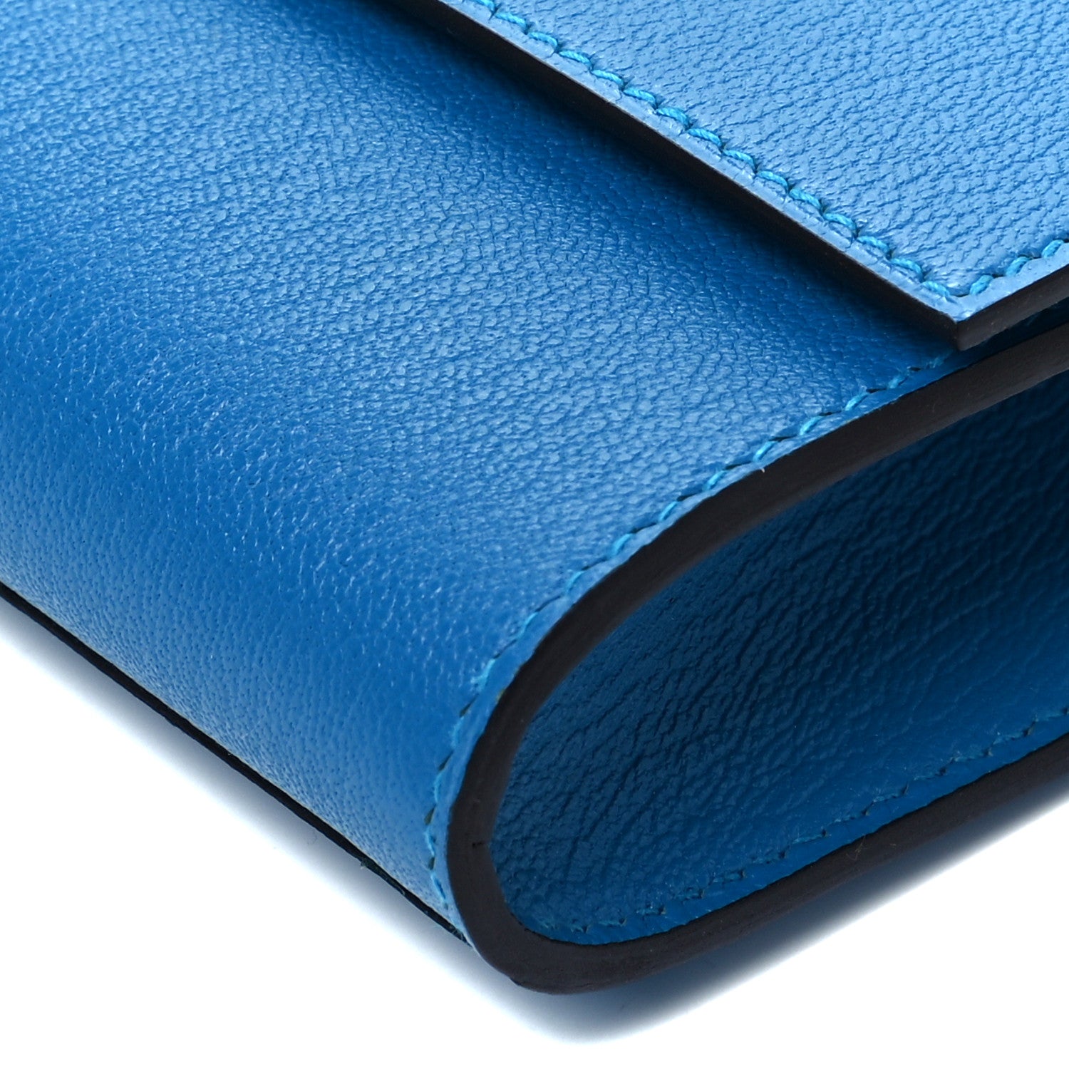 Hermes Chevre Mysore Medor 23 Clutch Bleu Hydra 8 of 8