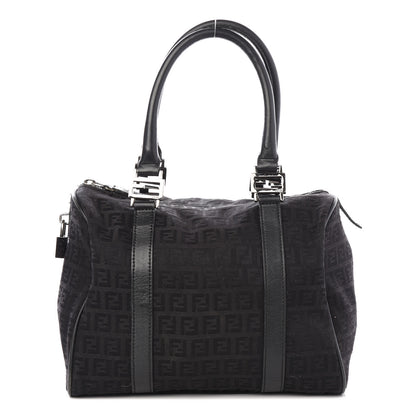 Fendi Zucchino Vitello Small Boston Black 1 of 14