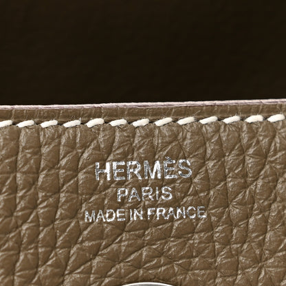 Hermes Taurillon Clemence Lindy 26 Etoupe 6 of 13