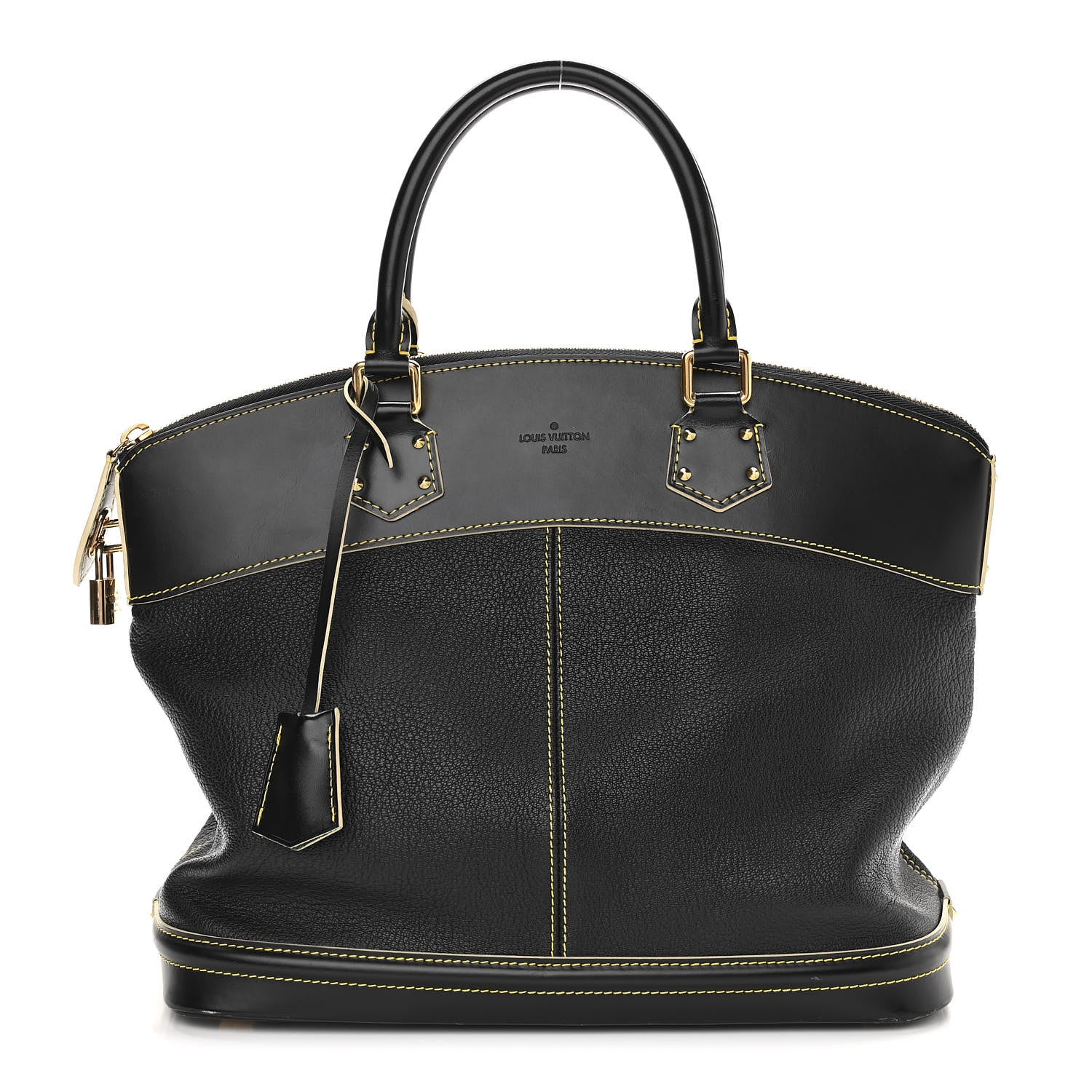 Louis Vuitton Suhali Lockit MM Black 1 of 10