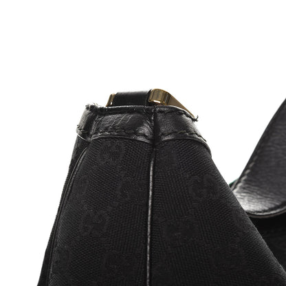 Gucci Monogram Large New Ladies Web Hobo Black 9 of 10