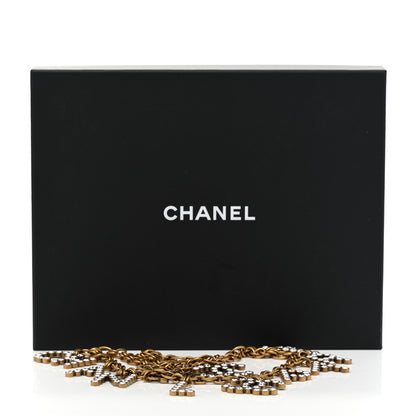 Chanel Crystal City of Lights Letter Chain Belt Gold 6 of 6