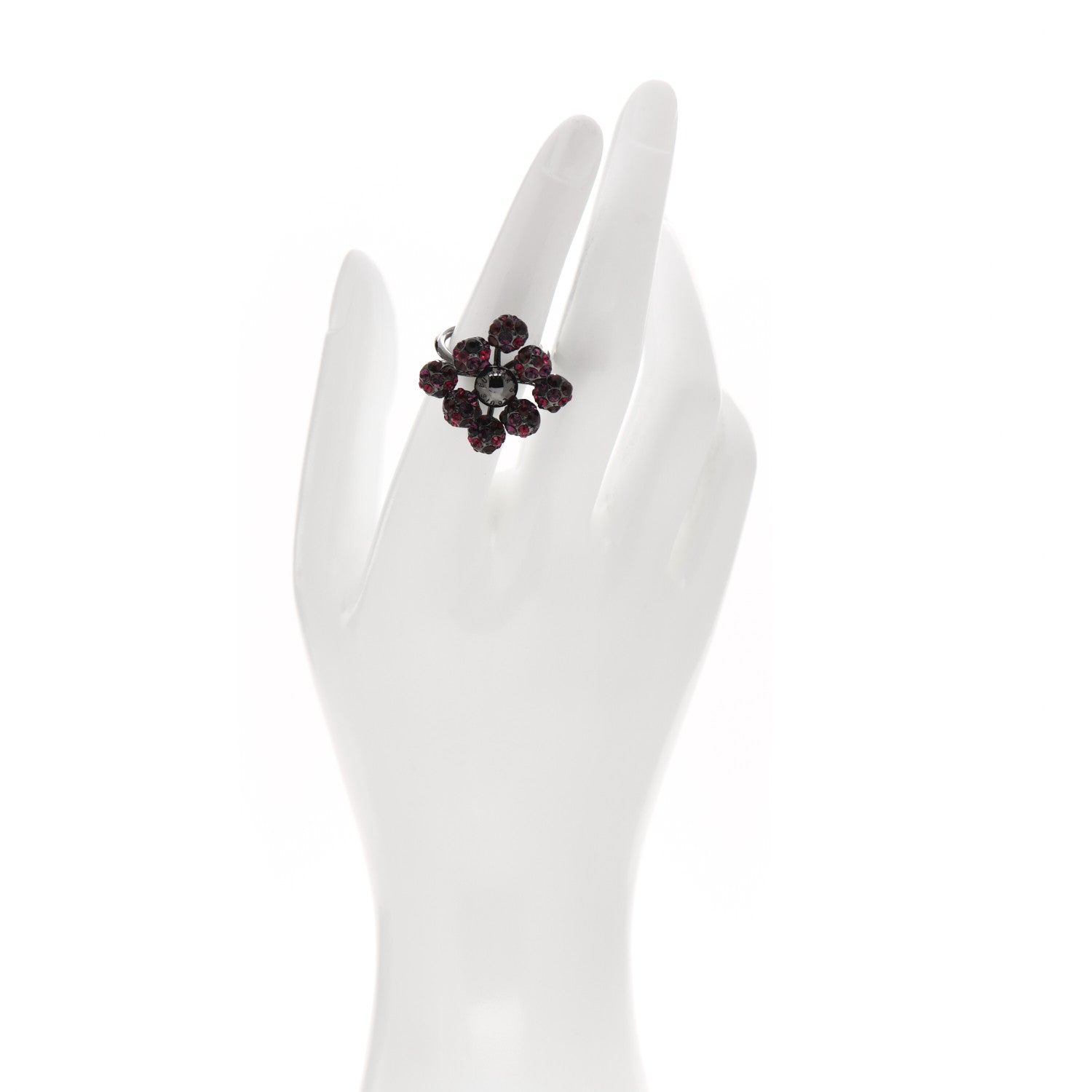 Louis Vuitton Swarovski Crystal 1001 Nuits Ring 6.25 2 of 4