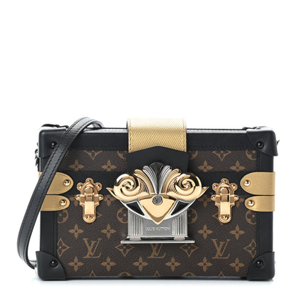 Louis Vuitton Monogram Column Petite Malle Black 1 of 9