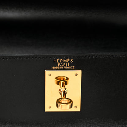 Hermes Box Kelly Retourne 28 Black 6 of 13