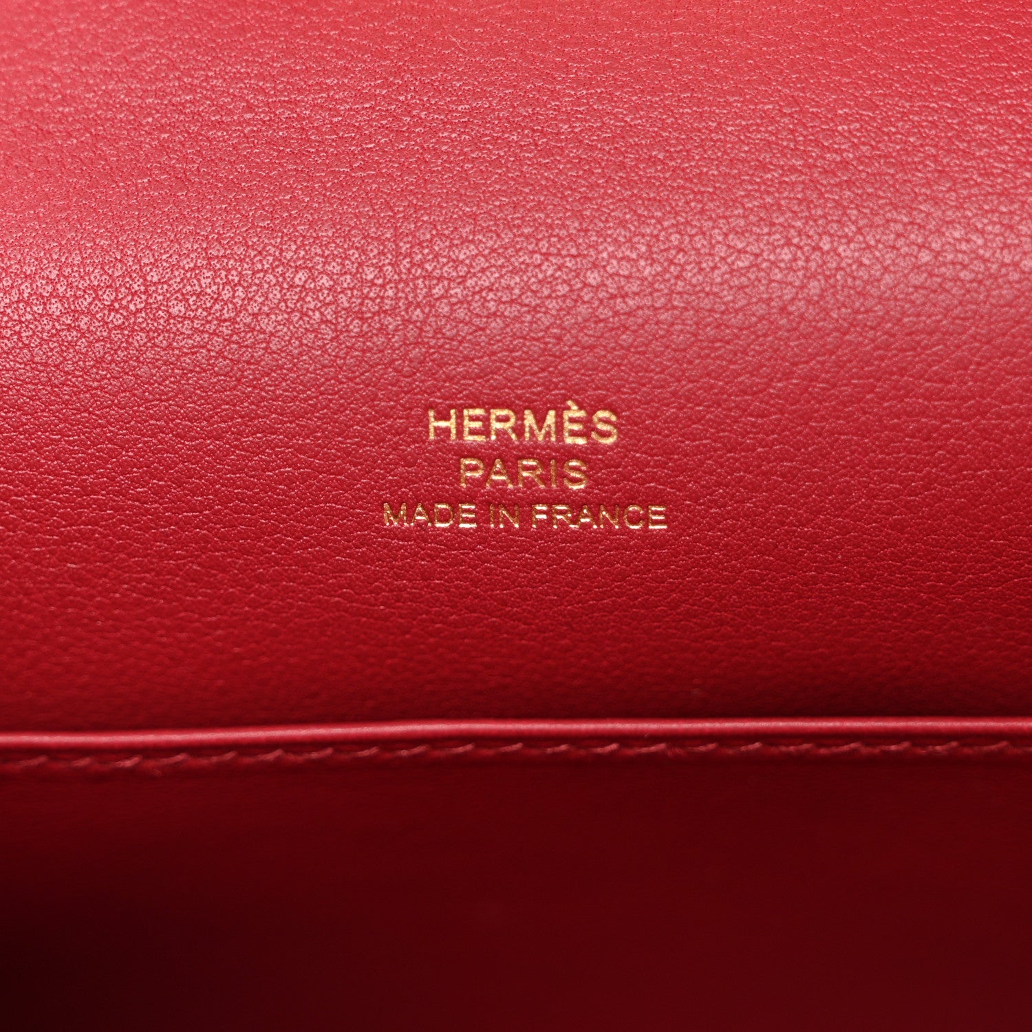 Hermes Swift Kelly Pochette Clutch Rouge Grenat 6 of 11