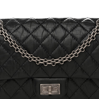Chanel Aged Calfskin Quilted 2.55 Reissue 225 Flap  Black 8 of 10