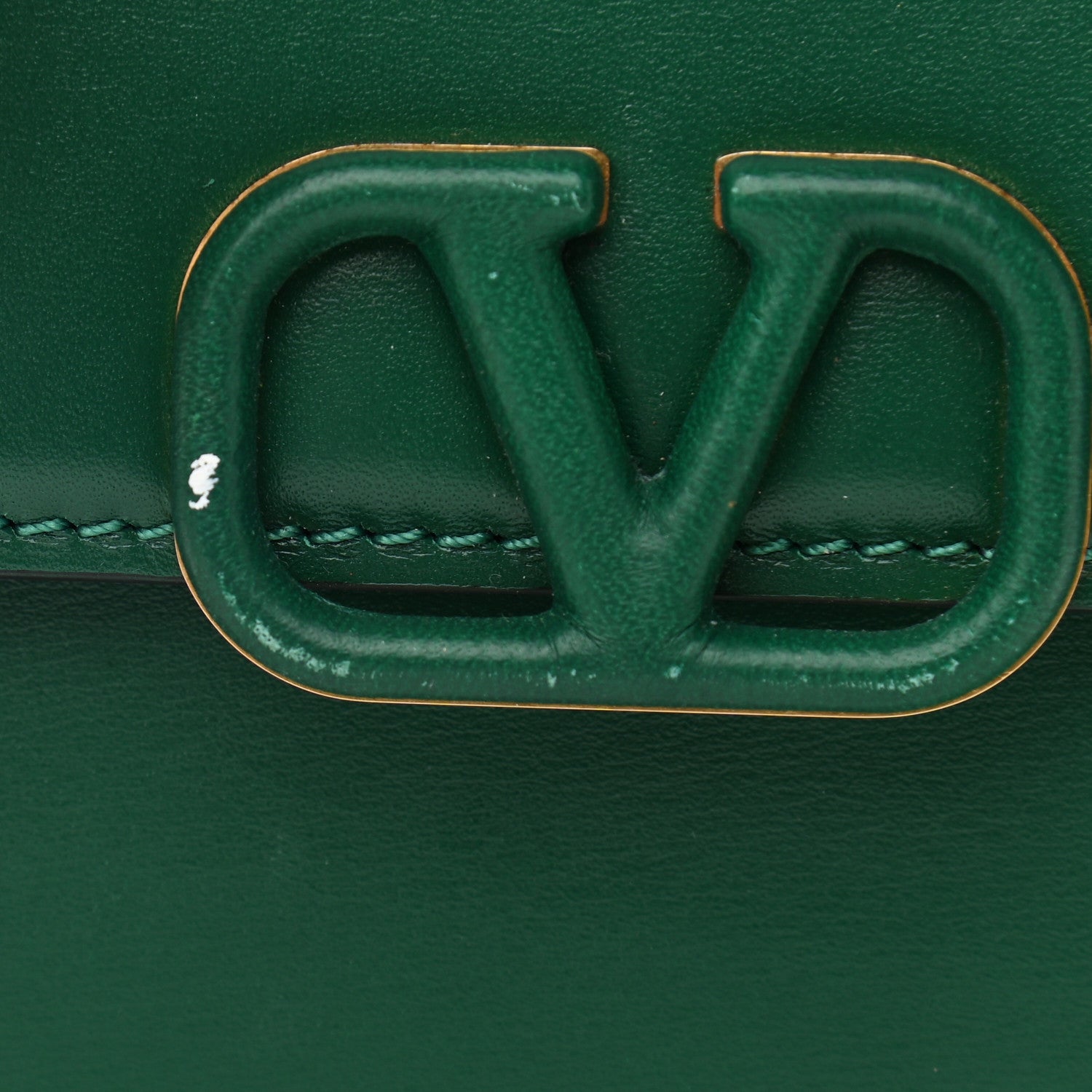Valentino Garavani Calfskin Micro VSling Shoulder Bag Green 9 of 10