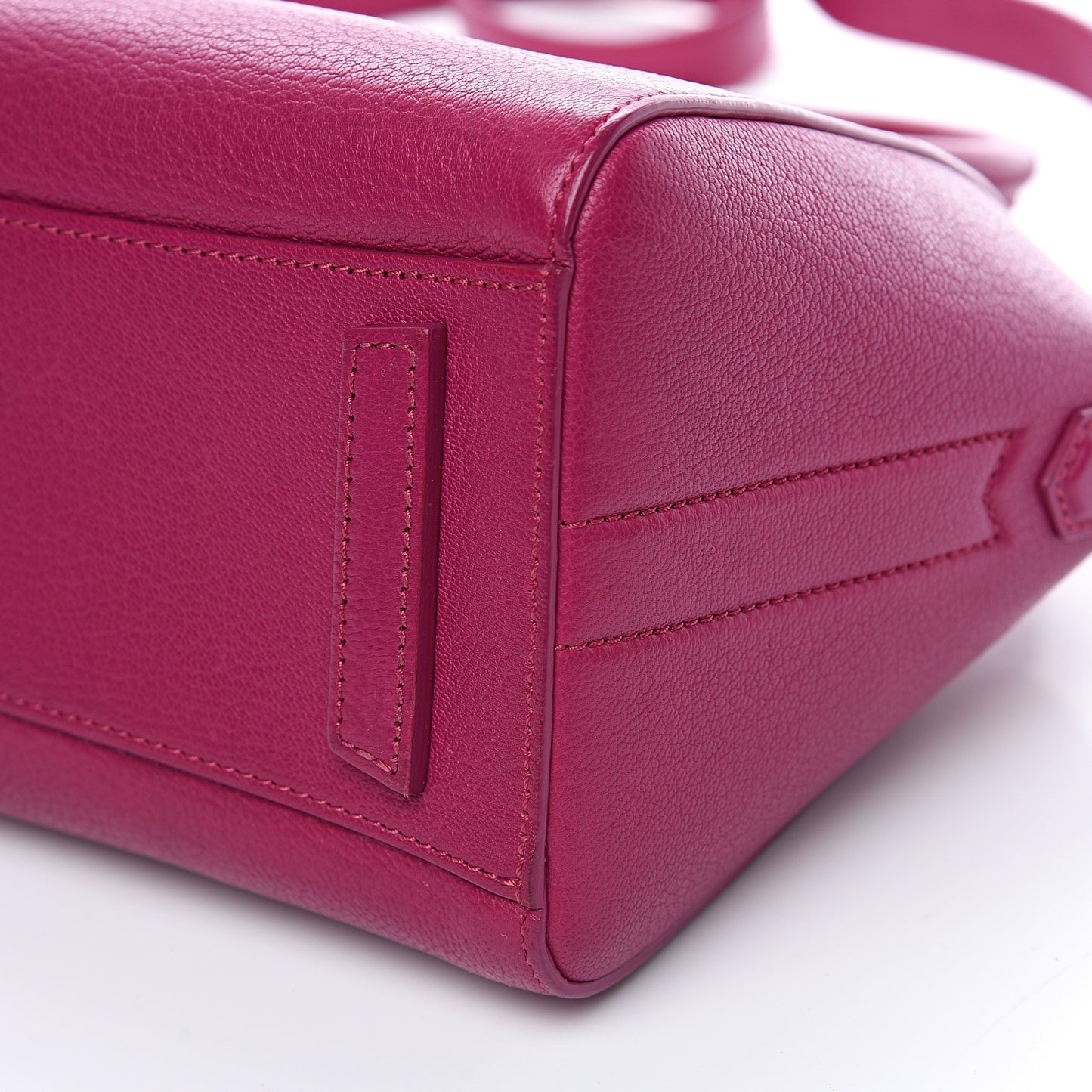 Sugar Goatskin Mini Antigona Magenta