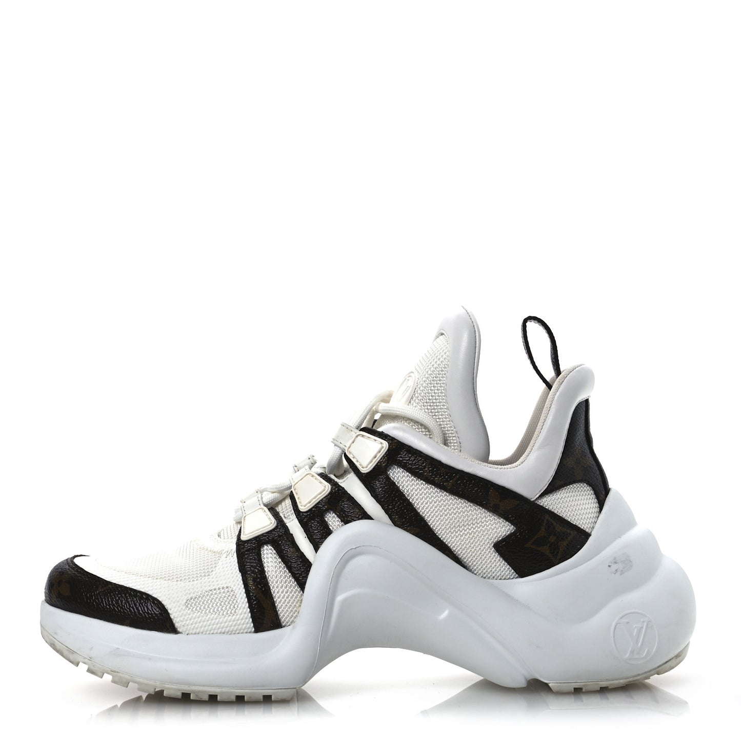 Patent Monogram LV Archlight Sneakers 38 White