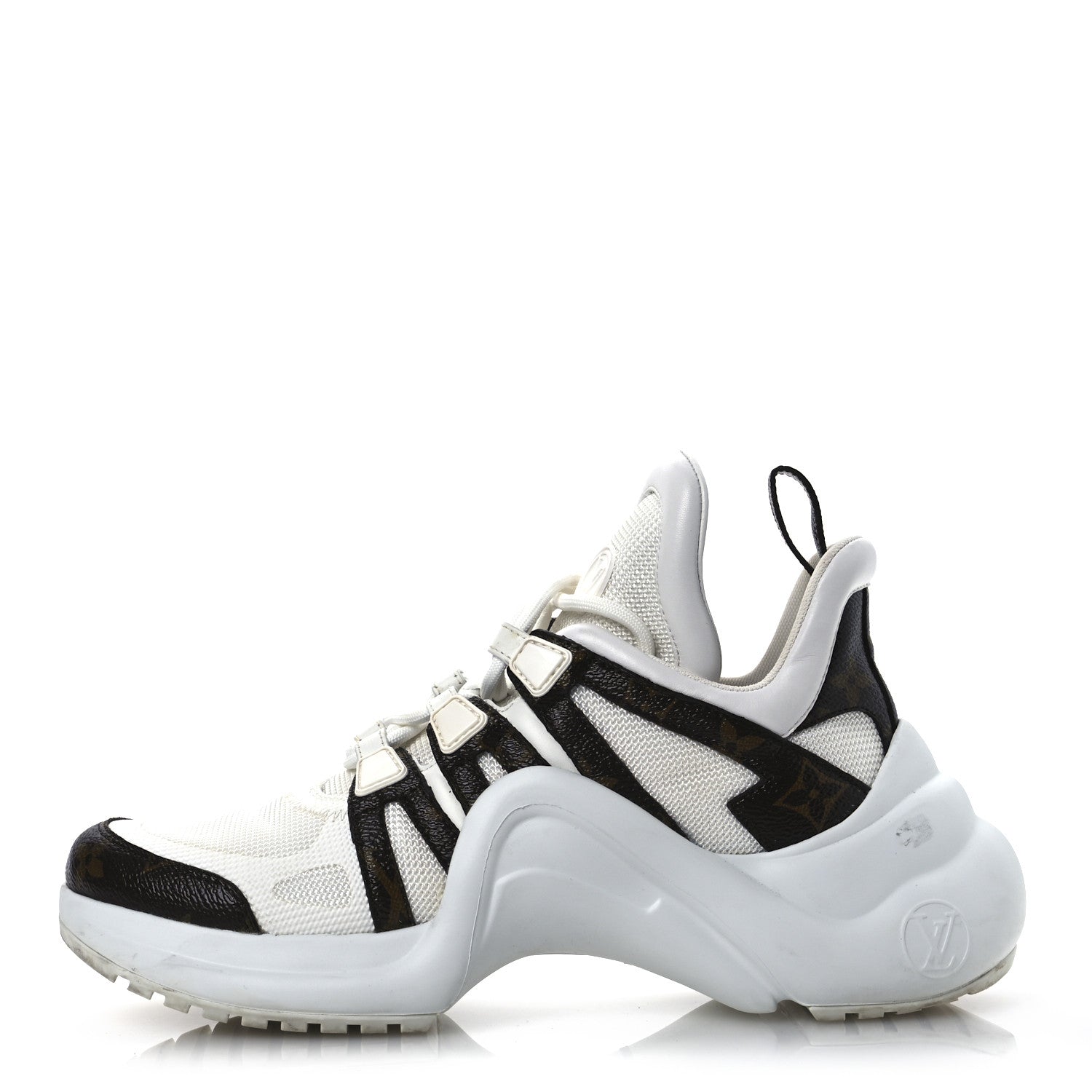 Louis Vuitton Patent Monogram LV Archlight Sneakers 38 White 1 of 14
